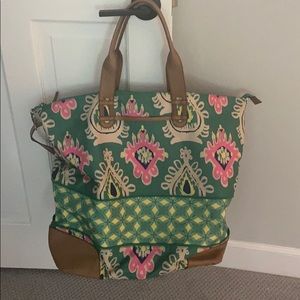 Stella & Dot Weekender expandable bag